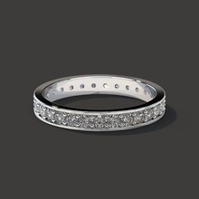 ince yüzük takı lüks düğün değerli parlak altın platin kırat aksesuar evlilik sonsuzluk yüzükler nişan gelin bantlar taş elmas gümüş yıldönümü 3d print model - Mito3D