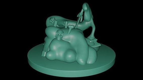limo monstruo dnd d20 mesa rpg encuentro juegos juguetes tablero 3d print model - Mito3D