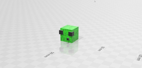 slime minecraft creeper 3d monster monsters gloss realistic unrealengine4 games toys 3d print model - Mito3D