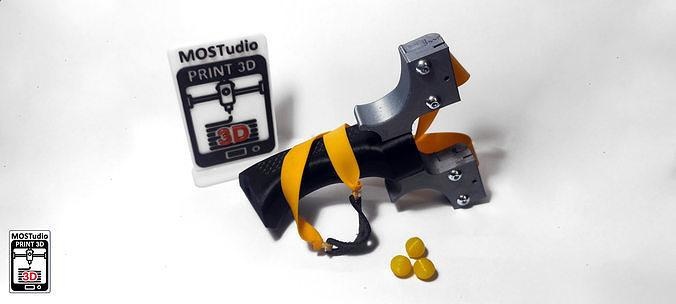 fionda presa airsoft pistola plastica 3dprint passatempo fai settore automobilistico 3d stampabile modello 3d print model - Mito3D