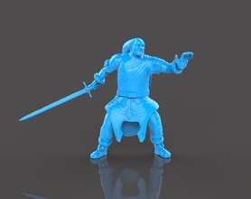 slinkie action gym body fight man young character 3d ghosts mansion disneyland sculptures creature statue print figure monster ghost zbrush miniatures art 3d print model - Mito3D
