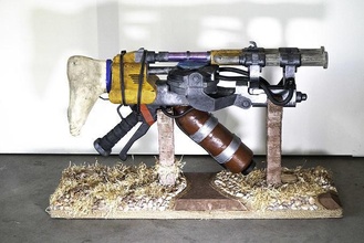 triturador bacalhau ligar of dever 3d modelo suporte arma fogo chamada 3dmodel 3dprint jogos brinquedos acessórios 3d print model - Mito3D