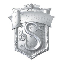 slytherin faculty emblem harry potter logo ravenclaw hufflepuff gryffindor cosplay games toys game accessories shield heraldry 3d print model - Mito3D