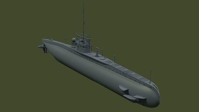 sm uc 5 u-boat - rc ship naval watercraft wargame wargaming vessel history submarine sea sms uc5 german imperial u boat navy 3d model deutsche diy hobby 3d print model - Mito3D