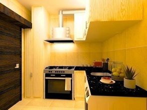 pequeno cozinha mobília interior forno Comida utensílios domésticos talheres casa jantar 3d print model - Mito3D