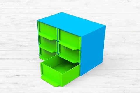 piccolo desktop organizzatore 3d stampante elettronica scatola allegato Conservazione passatempo Fai smallstorage stackmaster workspaceorganizer deskorganizer mano utensili 3d print model - Mito3D