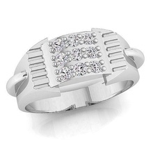 pequeña lujoso mans anillo joyería joya moda niña bulgari 3dprint 3dfile gratis bvlgari anillos plata precioso imprimible oro boda lujo encendiendo solitario 3d print model - Mito3D