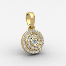petit 3dm rendre bijou gemme engagement mariage bijoux diamant imprimable bague or engagem mode sterling blanc brillant solitaire beauté anneaux pendentifs 3d print model - Mito3D