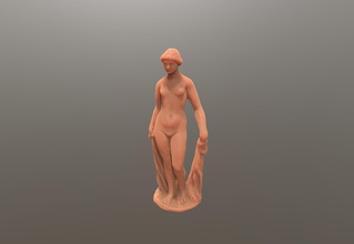 small phryne sculpture art woman female medieval figure decor body sculptures 3d print model - Mito3D