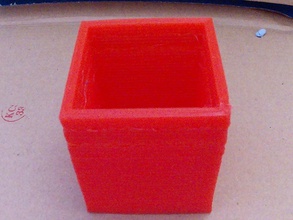 piccolo pentola barra scatola piccola conservazione vaso quadrato impermeabile casa accessori 3d print model - Mito3D