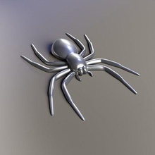 small spider invertebrate insect arachnid danger animal nature mite halloween wildlife biology science 3d print model - Mito3D
