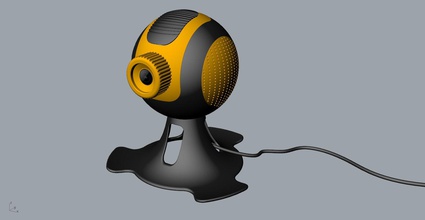fotocamera smart 3d modello di progettazione hobby-fai da te la il design palla attrezzature desktop spettacolo occhio pubblicità schermo apparecchiature informatiche sfera cumulativo pannello uno tecnologia fiera hobby fai l'elettronica 3d print model - Mito3D