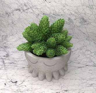 smile pots happy love pot vase flowerpot planter home decor art mold house accessories 3d print model - Mito3D