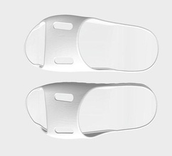 smileyz 3d sapatos 3dprinted chinelos modelo qualidade moderno flexível flex ninjaflex filaflex moda 3d print model - Mito3D