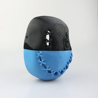 smiley masque détaillé horreur portable art sculptures 3d print model - Mito3D