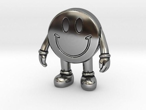 smiley pilule homme art pop tablette mdma extase médicament sortir boite personnage figure sourire statue sculptures 3d print model - Mito3D