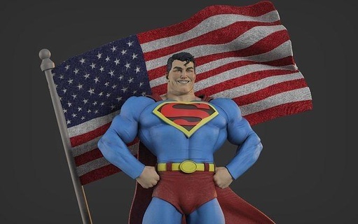 gülümsemek Süpermen dc batman komik kahraman hayret Sanat süper figürinler heykeller joker yarasa Süper oyuncaklar adalet 3d print model - Mito3D