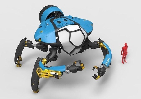 smp 2 Krabbe passen Benutzerbild Weg Wasser Roboter Spiele Spielzeuge 3d print model - Mito3D