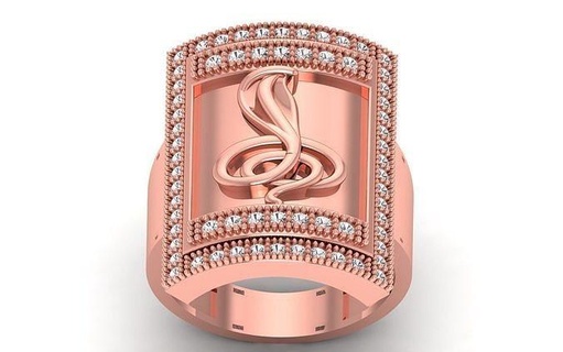 yılan yüzük yüzükler elmas nişan yüzüğü evlilik takı altın düğün gelin kadın yıldönümü KADIN söz vermek sevgili teklif kokteyl çiçek Solitaire 3d print model - Mito3D