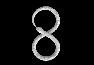 serpent lézard cobra vipère poison mordre infini impression art sculptures 3d print model - Mito3D