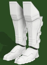 schlange augen stiefel gi joe schuhe spiele spielzeuge 3d print model - Mito3D