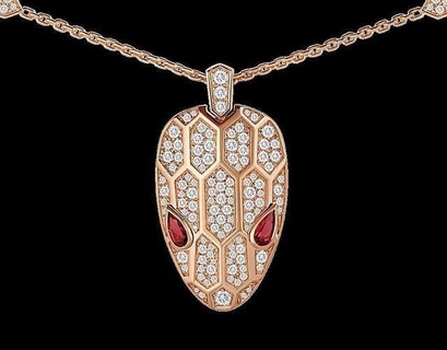 snake head pendant gem jewelry silver necklace platinum jewellery 3d cad matrix rhino pendants 3d print model - Mito3D