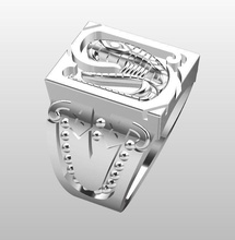 yılan adam 3d yazıcı modeli yüzük takı metalik değerli altın Gümüş mücevher yazdırılabilir sembol sterling moda engagem hayvanlar gem elmas 3d print model - Mito3D