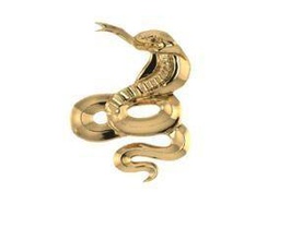 yılan kolye yüzük logo yüzükler takı versace yazdır tasarım anıt sanat altın platin indir gümüş kolyeler kahyalar mücevher elmas 3d print model - Mito3D