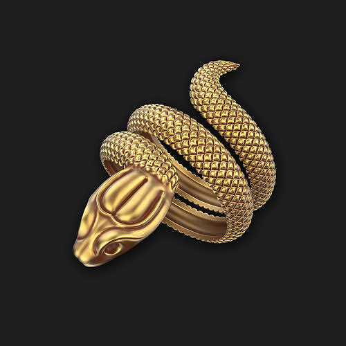 serpente squillare 3d Stampa Modelli naga Nagesh nagra nagdevta religione idolo Dio statua gioielleria ciondoli arte scultura figura sollievo anelli 3D print model - Mito3D