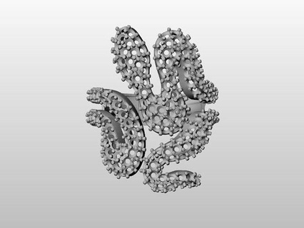serpent bague bijoux or argent diamant gemme 3d anneaux 3d print model - Mito3D