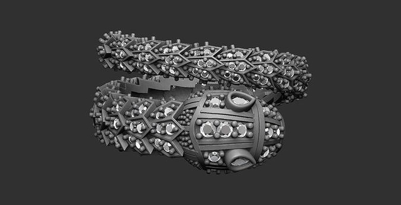 serpente squillare gioielleria lusso gemma oro design argento diamante moda anelli platino luxuri 3dmodel gioiello stampabile arte splendente 3d print model - Mito3D