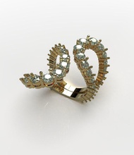 cobra, anel de modelo 3d jóias precioso luxo platina ouro brilhando gem livre tendência novo diamante brilhantes sterling da forma a moda as meninas senhoras feminino anéis 3d print model - Mito3D