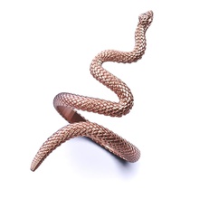 serpente squillare struttura taglia rettile corda disgiunto gioiello gioielleria fauna selvatica animale creatura gemma stampabile argento diamante natura moda anelli 3d print model - Mito3D
