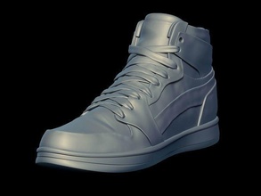 scarpe ginnastica calzature piede suola lacci delle sport capi abbigliamento moda 3d print model - Mito3D
