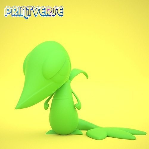 snivy Pokémon figurine anime nintendo cendre Pikachu Jeu personnage manga vidéo pokeball Jeux jouets 3D print model - Mito3D