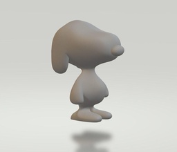 snoopy 3d print figure art character cartoon sculptures 3d print model - Mito3D