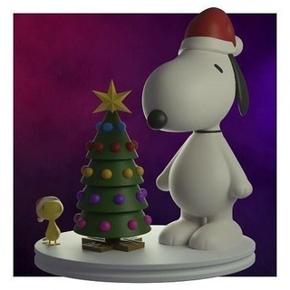 snoopy woodstock christmas character cute tree merry house decor 3d print model - Mito3D