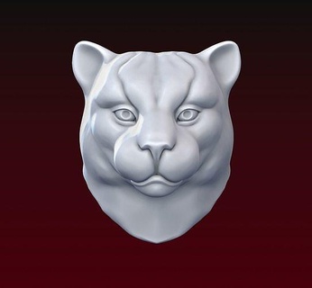kar leopar baş kedi panter jaguar aslan takı kaplan puma panterkafa Tigerhead hayvan minyatürler figürinler Yazdır dişi Sanat heykeller 3d print model - Mito3D