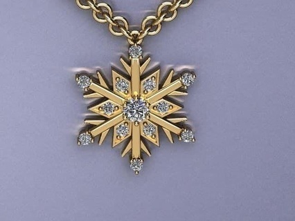 kar kolye takı mücevher yazdırılabilir altın gümüş ücretsiz aksesuar elmas matrixgold yeni kolyealtın modeli takıları 3d print model - Mito3D