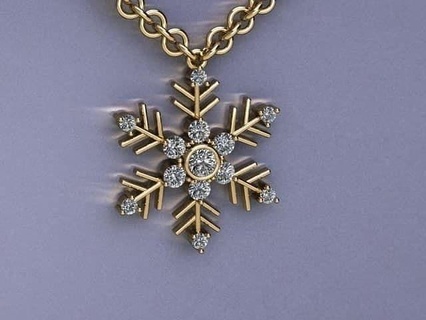 kar kolye takı altın gümüş elmas mücevher takıları yazdırılabilir aksesuar mahrokh bağımsız ücretsiz matris gergedan matrixgold yeni topjewelry 3d print model - Mito3D