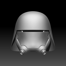 snow trooper helmet star wars episode vii sw battlefront force awakens cosplay hobby diy armor 3d print mask 3d print model - Mito3D