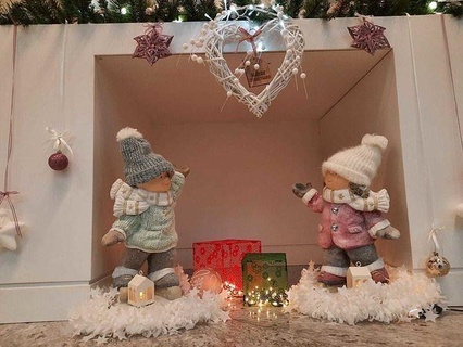 snowflake box christmas decoration cube snow winter house decor 3d print model - Mito3D