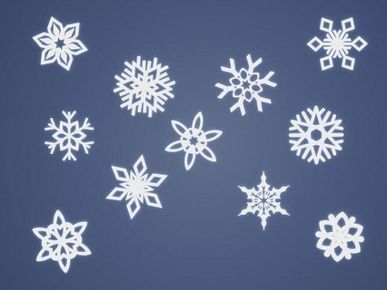 fiocco neve decorazione ornamento sottobicchiere inverno Natale brina sfondo pupazzo christma palla allegro gelido natale bevanda ghiaccio arredamento Casa 3d print model - Mito3D
