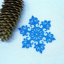 snowflake lace house christmas gift 3dprinting christmastree decor tanyaakinora christmasdecor marychristmas celebration 3d print model - Mito3D