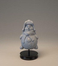 pupazzo neve scultura figurina statua arte 3dprinting Natale si 3d carina sculture 3d print model - Mito3D