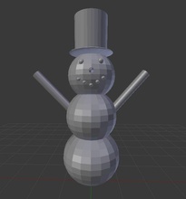 snowman games-toys christmas snow ice newyear games toys 3d print model - Mito3D