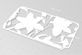 sabun Kulp destek tabak çiçek stil 2 modeller 3d banyo bitki Su boşaltmak el temiz ev tuvalet yıkama 3d print model - Mito3D
