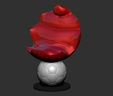 soccer ball chair - world cup cafes playstation stores amusement parks chairs encourage football sport game shaped competition child games toys 3d print model - Mito3D