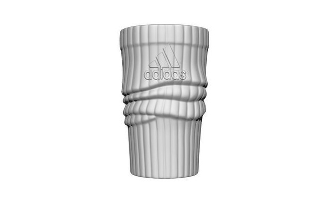 chaussette vase adidas décor logo jardin plante maison 3d print model - Mito3D