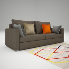 divano casa i cuscini carpad mobili 3d print model - Mito3D